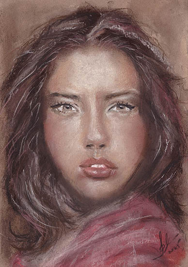 АдрианаСухая пастель. 2025